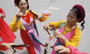 Làng cười Văn Lang ngày Tết 