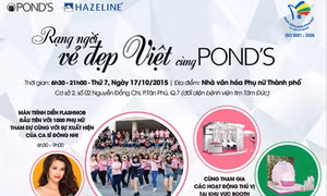 “Rạng ngời vẻ đẹp cùng Pond’s”