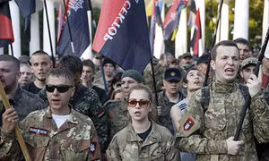 Ukraine: Cánh hữu huy động 10.000 lính ‘nghênh chiến’ với chính quyền