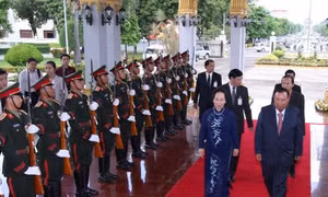 Phó Chủ tịch nước Nguyễn Thị Doan thăm chính thức Lào 