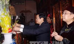 Long trọng tổ chức Lễ giỗ Tổ Vua Hùng 2015