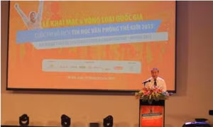 Khởi động vòng loại Cuộc thi vô địch tin học văn phòng Thế giới 