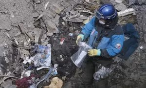 Tan hoang hiện trường máy bay Germanwings đâm vào núi