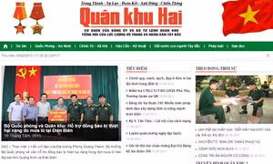 Khai trương trang tin điện tử tổng hợp Báo Quân khu 2