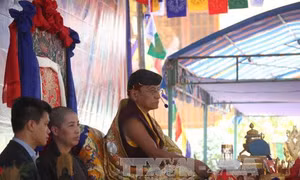 Đức Pháp Vương Gyalwang Drukpa cử hành lễ cầu siêu tại núi Bà Đen