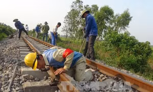 Đường sắt Bắc-Nam đoạn qua Quảng Bình ổn định sau sự cố 