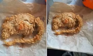 Ớn lạnh gà KFC là... chuột chiên giòn