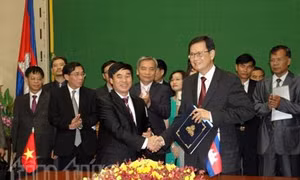 Việt Nam và Campuchia phối hợp giữ gìn an ninh, trật tự biên giới 