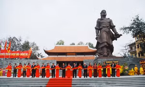Tưng bừng khai hội gò Đống Đa và khánh thành đền thờ vua Quang Trung