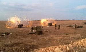 Hình ảnh quân đội Syria phản công dữ dội IS