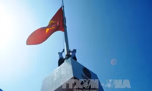 Khánh thành cột cờ chủ quyền tại đảo tiền tiêu vùng Đông Bắc 