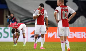 Ajax Amsterdam bị loại ở vòng sơ loại thứ 3 Champions League