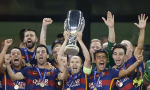 Barca giành Siêu cúp châu Âu sau chiến thắng nghẹt thở