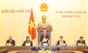 Khai mạc Phiên họp thứ 43, Ủy ban Thường vụ Quốc hội khóa XIII