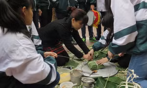 Thi gói bánh chưng tìm hiểu văn hóa truyền thống