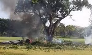 Rơi máy bay tại sân golf, 7 người thiệt mạng