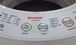 Sharp ra mắt máy giặt lồng giặt không lỗ tiết kiệm nước 