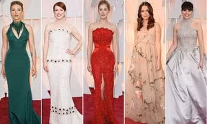 Duyên dáng váy áo tại giải Oscar 2015