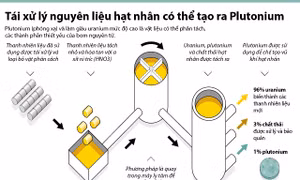 Quy trình tái xử lý nguyên liệu hạt nhân tạo ra Plutonium