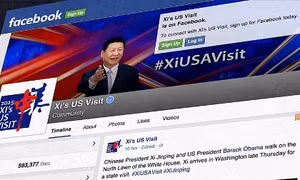 Ông Tập Cận Bình mở Facebook "quảng bá" chuyến thăm Mỹ