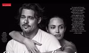 Angelia, Brad Pitt hạnh phúc trong bộ ảnh giản dị