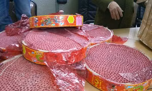 Bắt đối tượng vận chuyển, tàng trữ lượng lớn pháo nổ