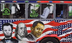 Hình ảnh ông Obama tràn ngập đất nước Kenya