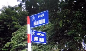 “Ma trận” tên phố, số nhà