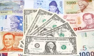Nhiều đồng tiền châu Á lên giá so với USD 