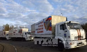 Nga lập đoàn xe cứu trợ thứ 11 đến Đông Ukraine