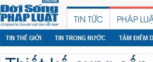 Đình bản tạm thời 2 ấn phẩm Báo Đời sống và Pháp luật 