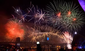 Sydney lung linh pháo hoa đón năm mới