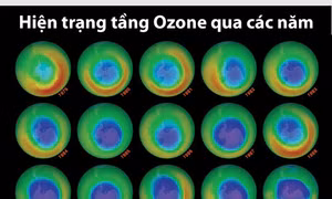 Hiện trạng tầng ozone qua các năm