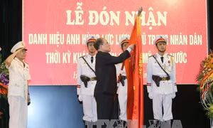 Học viện An ninh nhân dân đón nhận Danh hiệu Anh hùng