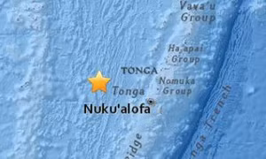 Động đất 6,5 độ Richter ngoài khơi Fiji 