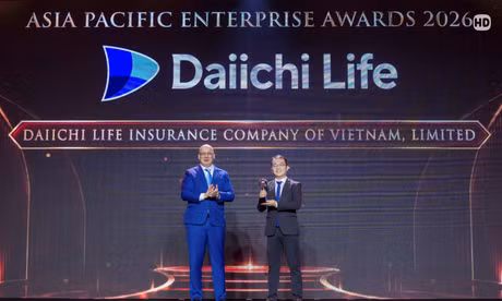 Daiichi Life Việt Nam được vinh danh tại Giải thưởng Doanh nghiệp Châu Á APEA 2026 