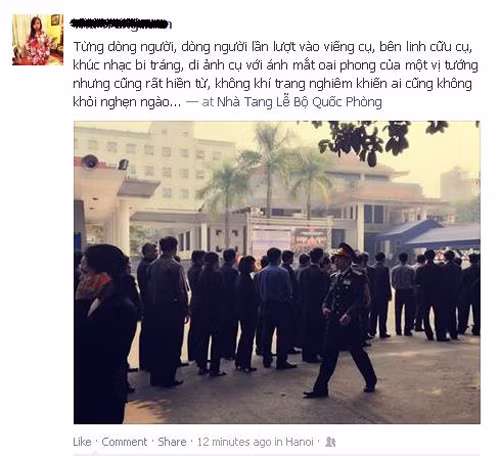 Cư dân mạng để tang Đại tướng ảnh 10