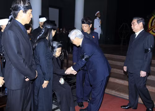 Lãnh đạo Đảng, Nhà nước, Chính phủ chia buồn với tang quyến Đại tướng ảnh 1