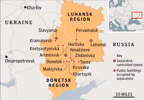 Ukraine điều chỉnh địa giới một số huyện của Lugansk ảnh 1