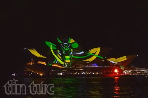 Lung linh lễ hội ánh sáng Vivid Sydney 2015 ảnh 4