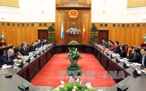 Tổng Bí thư Nguyễn Phú Trọng tiếp Tổng Thư ký Ban Ki-moon ảnh 5