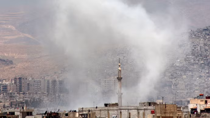 Đạn cối rơi gần Đại sứ quán Nga tại Syria ảnh 1