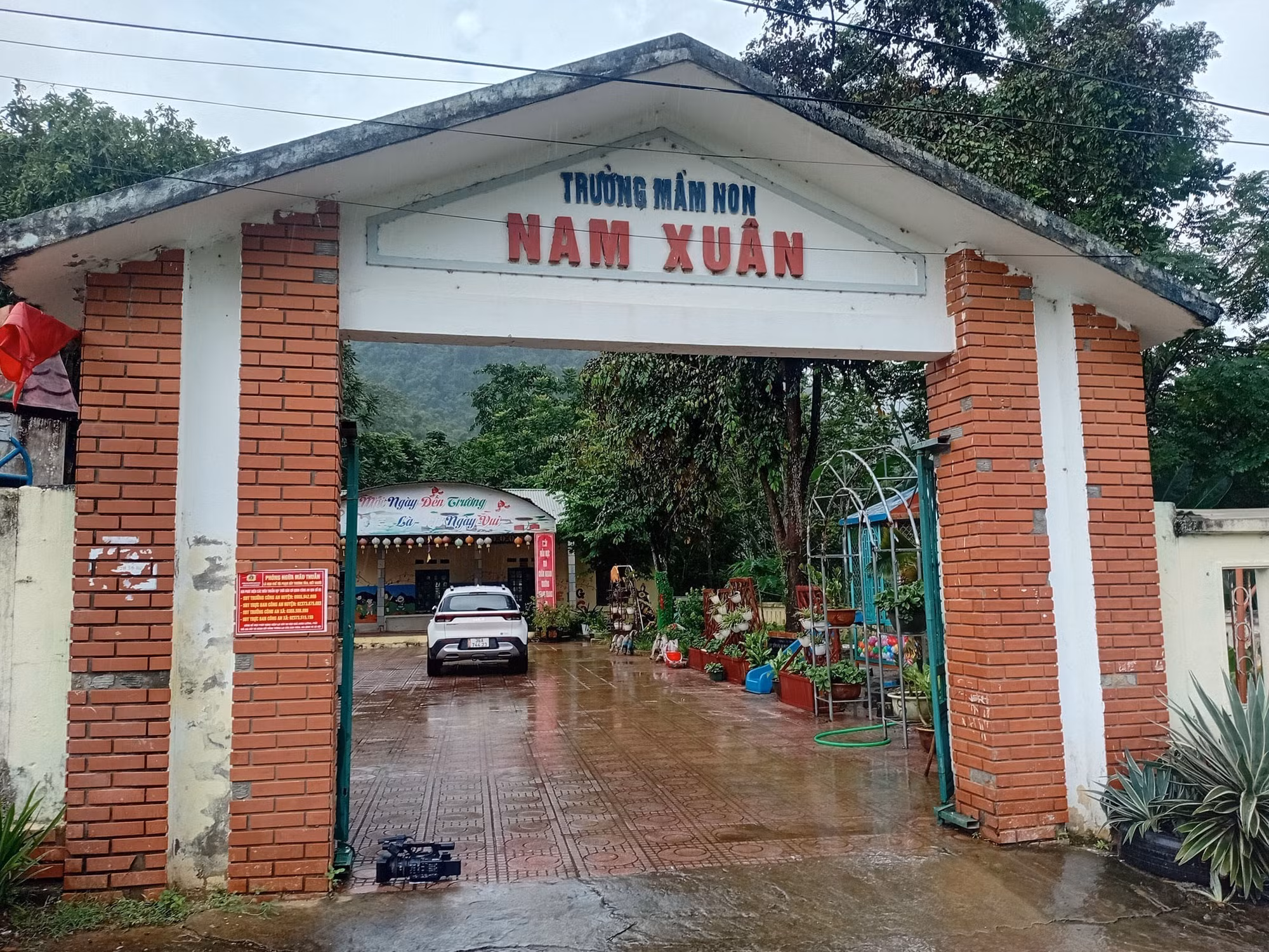 Trường mầm non Nam Xuân, tỉnh Thanh Hóa.