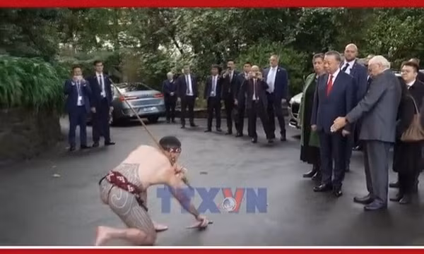 Màn chào đón đặc sắc của thổ dân Maori dành cho Tổng Bí thư, Chủ tịch nước Tô Lâm