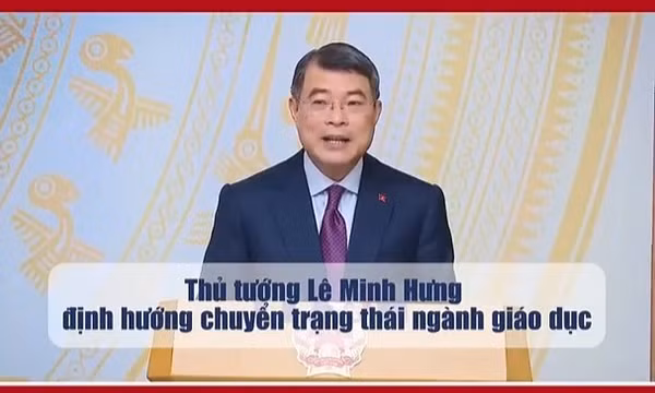 Thủ tướng Lê Minh Hưng định hướng chuyển trạng thái ngành giáo dục