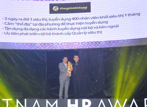 Thế Giới Di Động đạt hai giải thưởng tại Vietnam HR Award 2014 ảnh 1