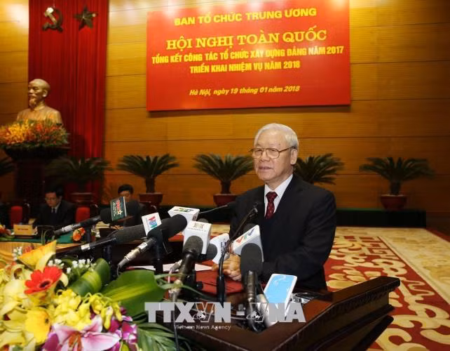 Tổng Bí thư Nguyễn Phú Trọng: Kiên quyết chống tham nhũng trong công tác cán bộ ảnh 1