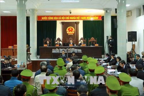 Chùm ảnh: Ngày thứ 4 xét xử Trịnh Xuân Thanh và đồng phạm ảnh 1