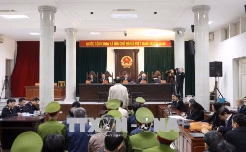 Chùm ảnh: Phiên tòa xét xử Trịnh Xuân Thanh và đồng phạm sáng 14/1 ảnh 2
