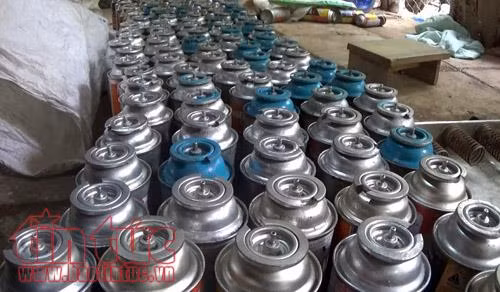 Bắt tụ điểm sang chiết hàng ngàn bình gas lậu ảnh 2